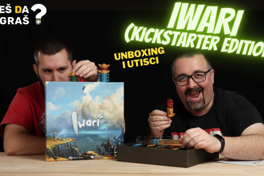 Iwari - unboxing i utisci društvene igre (Kickstarter verzija)