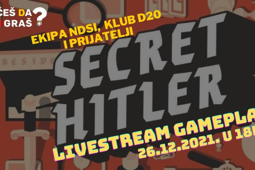 Secret Hitler / LIVE GAMEPLAY (26.12.2021.)