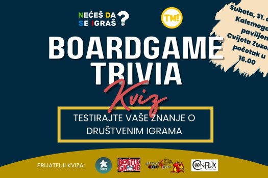 Boardgame Trivia kviz na festivalu Tandara Mandara