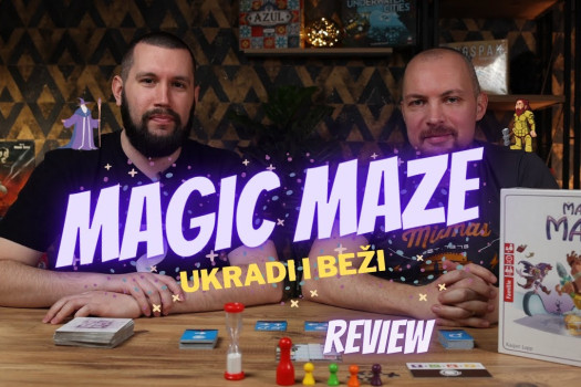 Magic Maze - Frenetična zabava u realnom vremenu (prikaz društvene igre)