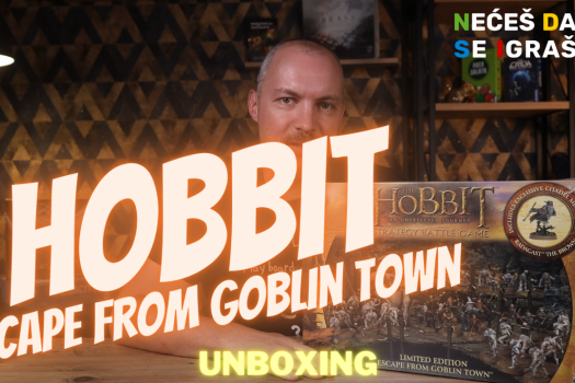 Zavirujemo u svet ratnih tabletop igara sa minijaturama: The Hobbit - Escape from Goblin Town (Unboxing)