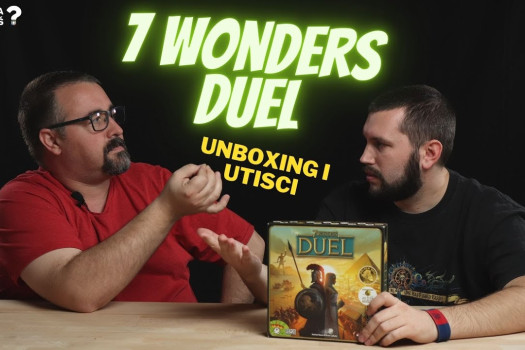 7 Wonders: Duel - otvaranje, pregled igre i utisci (društvena igra za 2 osobe)